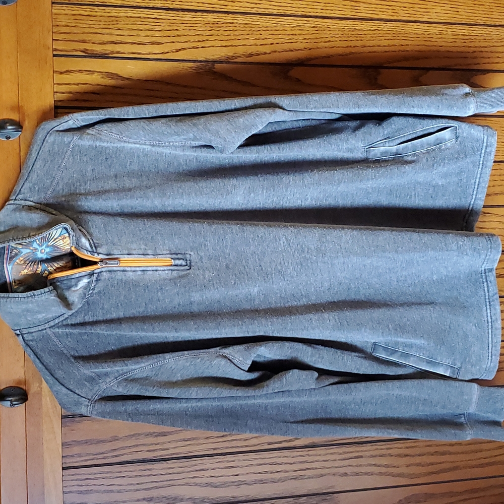 Mens Large Margaritaville 1/4 Zipped Pull Over.